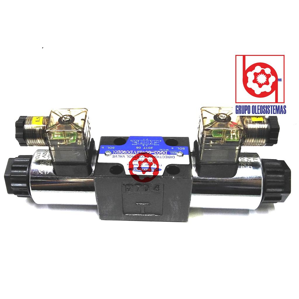 ELECTROVALVULA UNCANNY CETOP 3 CENTRO TANDEM VOLTAJE 110
