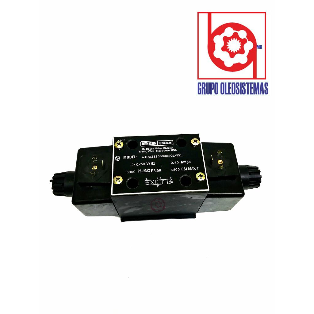 VALVULA PARKER A4D0232030302C1W31-4VIAS/3POS