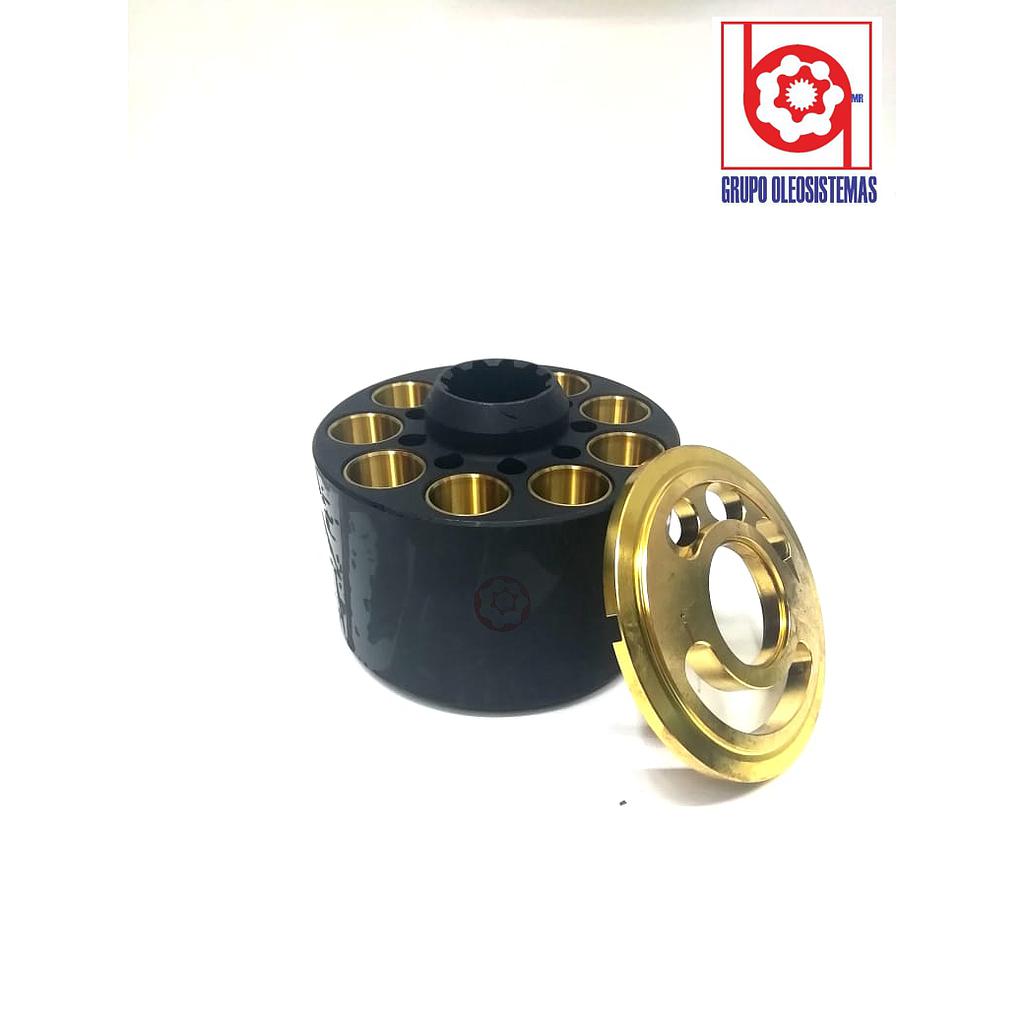 BLOCK DE PISTONES Y DISCO VALVULA LH UNCANNY (K3V63)