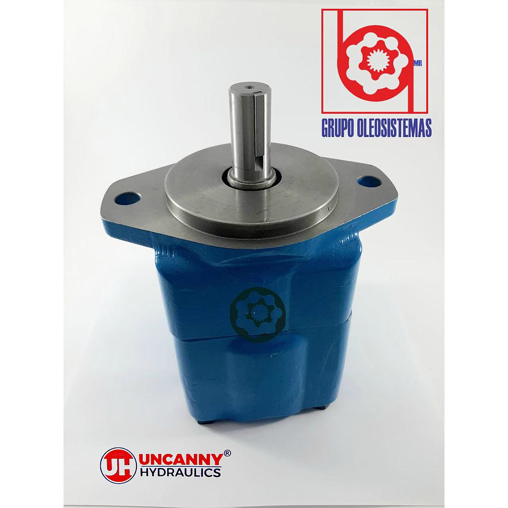 BOMBA DE PALETAS UNCANNY 25V DE 14GPM FLECHA LIZA 7/8"